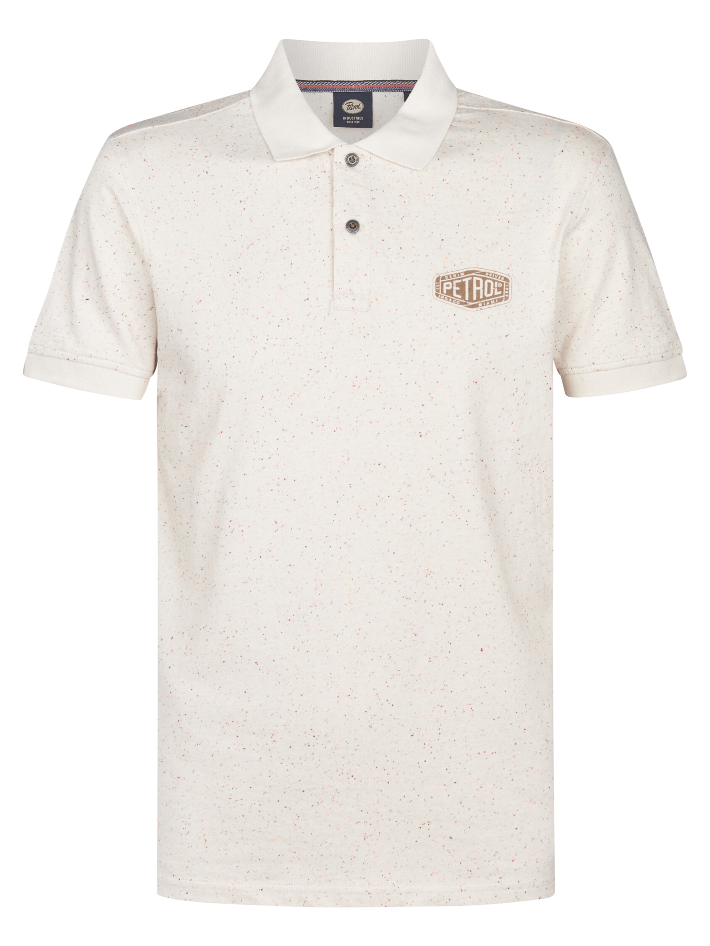 Petrol Industries Μπλουζάκι σε μπεζ: μπροστά