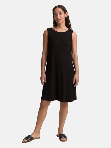 TOM TAILOR Kleid in Schwarz