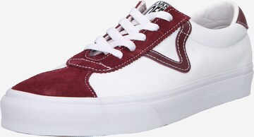 Baskets basses VANS en rouge : devant