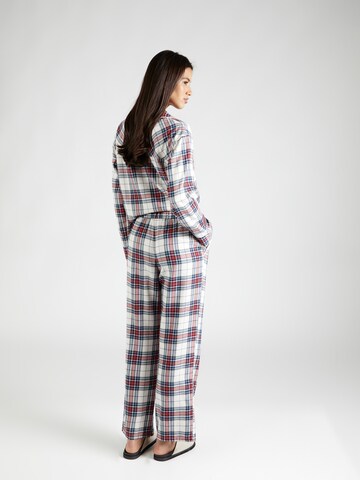 Abercrombie & Fitch Pyžamové kalhoty – bílá