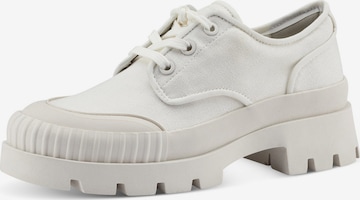 Chaussure à lacets TAMARIS en blanc : devant
