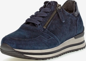 Baskets basses GABOR en bleu : devant