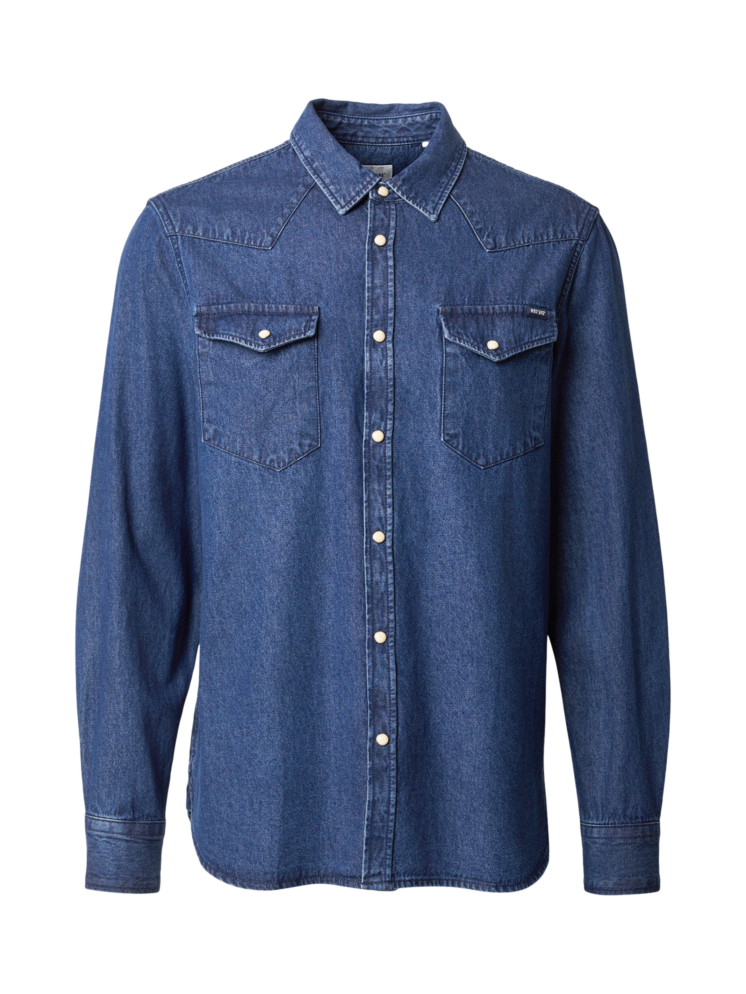 MUSTANG Regular fit Πουκάμισο 'STYLE DUVER' σε μπλε: μπροστά