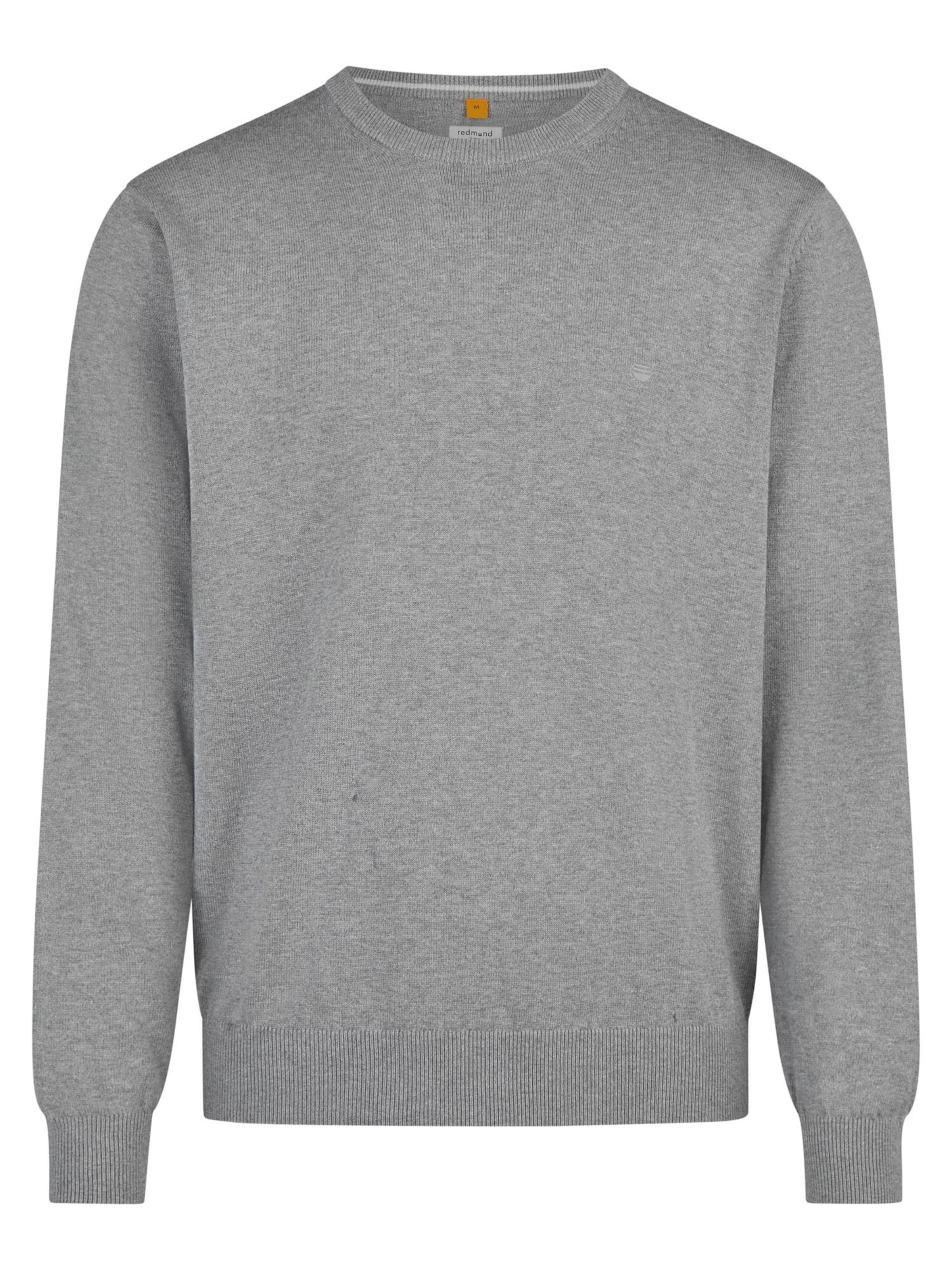 redmond Sweater 'Basic' in Grey: front