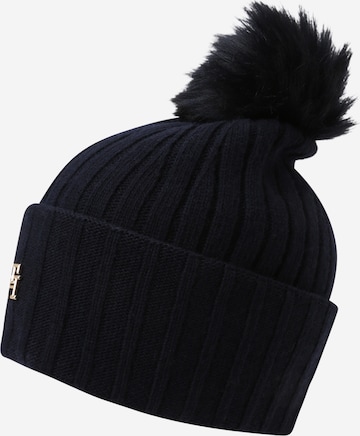 TOMMY HILFIGER Beanie 'ESSENTIAL' in Blue: front