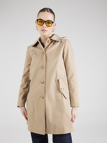 Lauren Ralph Lauren Ανοιξιάτικο και φθινοπωρινό παλτό σε καφέ: μπροστά