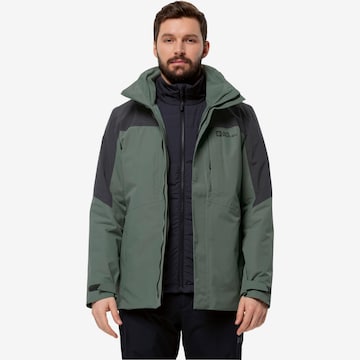 JACK WOLFSKIN Outdoor jacket 'Romberg' in Green: front