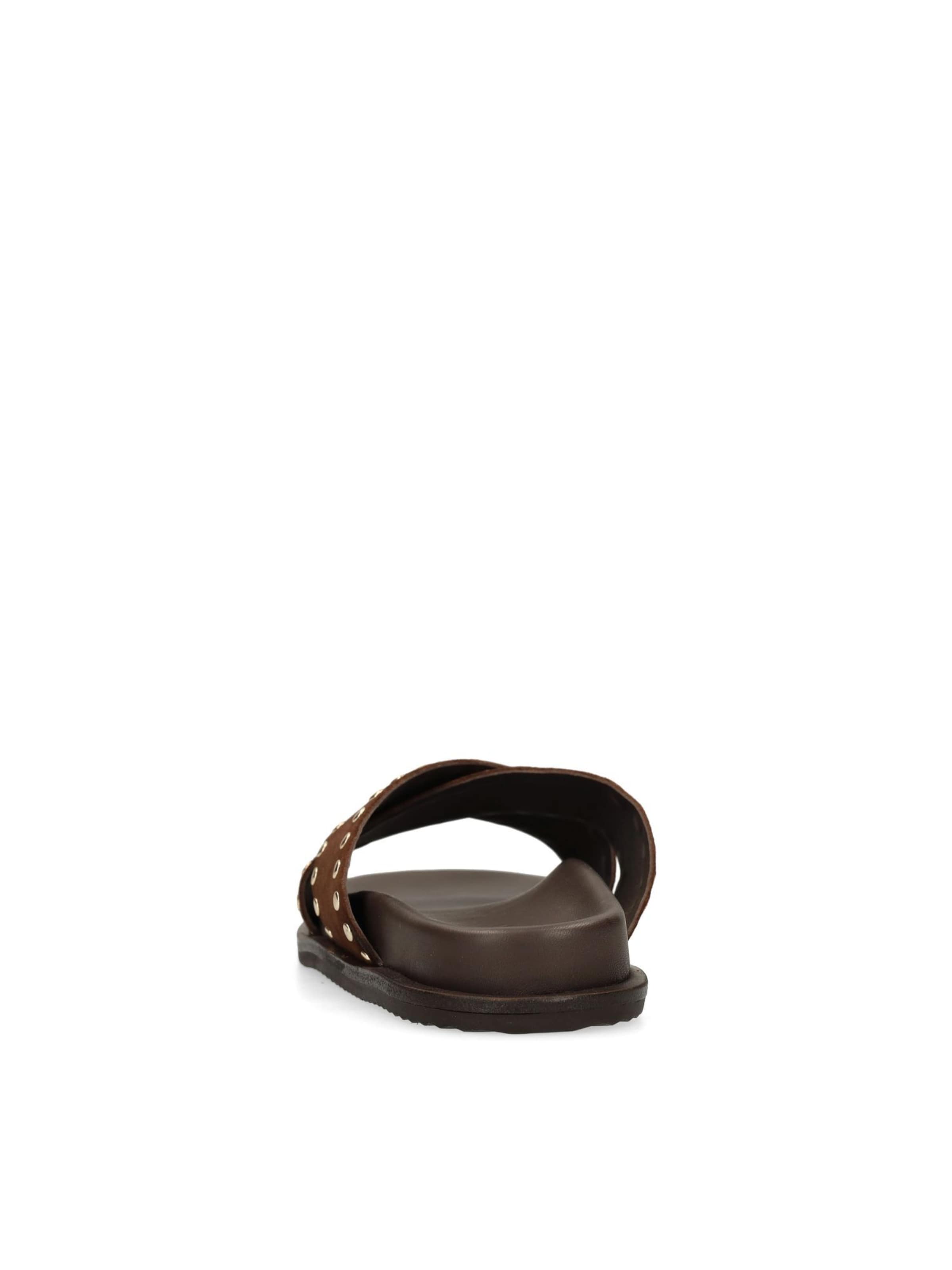 SACHA Mules in Brown
