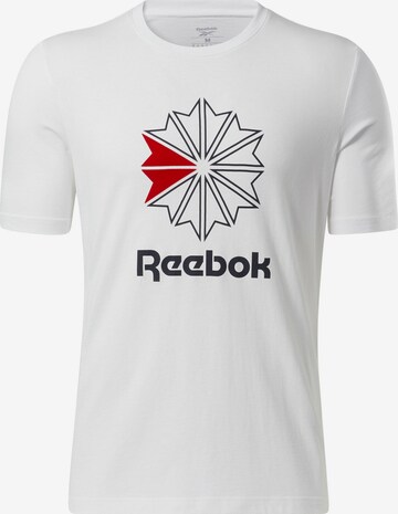 Reebok T-Shirt 'Starcrest' in Weiß: predná strana