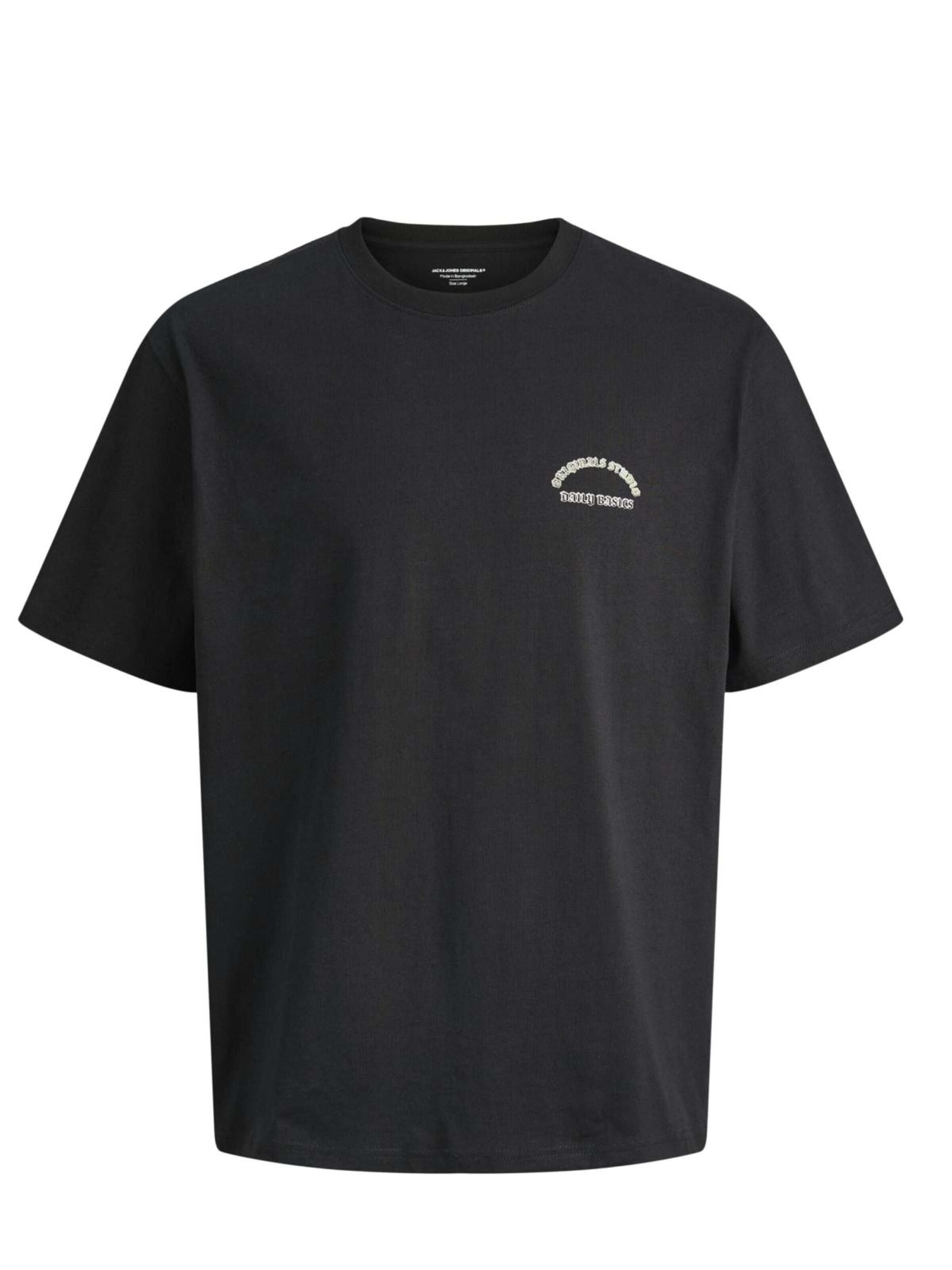 T-shirt 'JORMEADOWS' JACK & JONES en noir : devant
