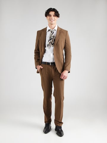 BOSS Slim fit Πουκάμισο 'ROAN' σε λευκό