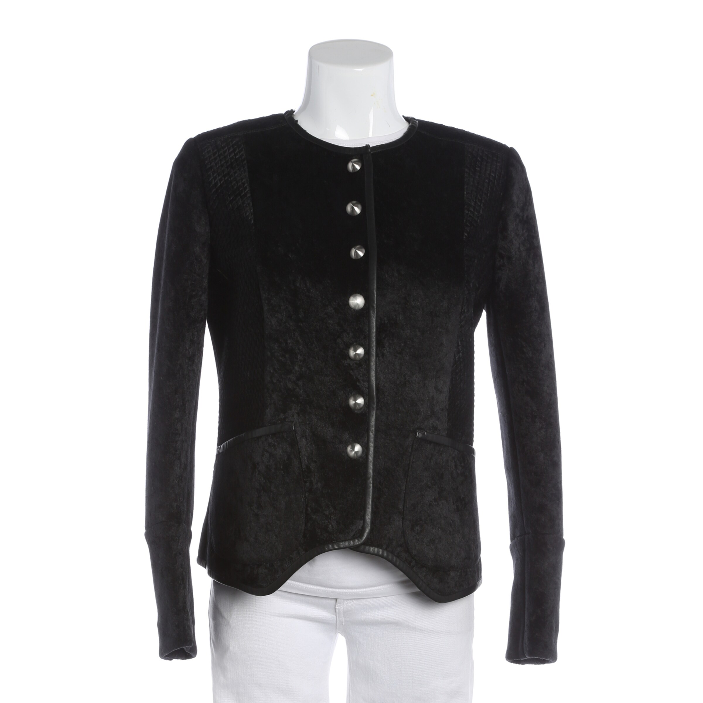 High Use Übergangsjacke M in Schwarz: Vorderseite