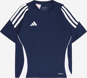 T-Shirt fonctionnel 'Tiro 24' ADIDAS PERFORMANCE en bleu : devant