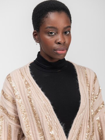 Influencer Knit cardigan in Beige