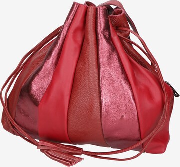 Borsa a sacco di Gave Lux in rosso: frontale