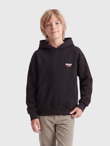 Only & Sons Junior - Sudadera en negro: frente
