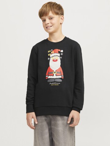 Jack & Jones Junior Sweatshirt 'JJX-Mas' in Schwarz: Vorderseite