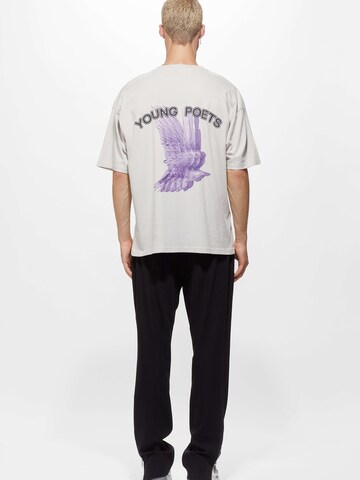 Young Poets Shirt 'Blurry Yoricko 224' in Grey