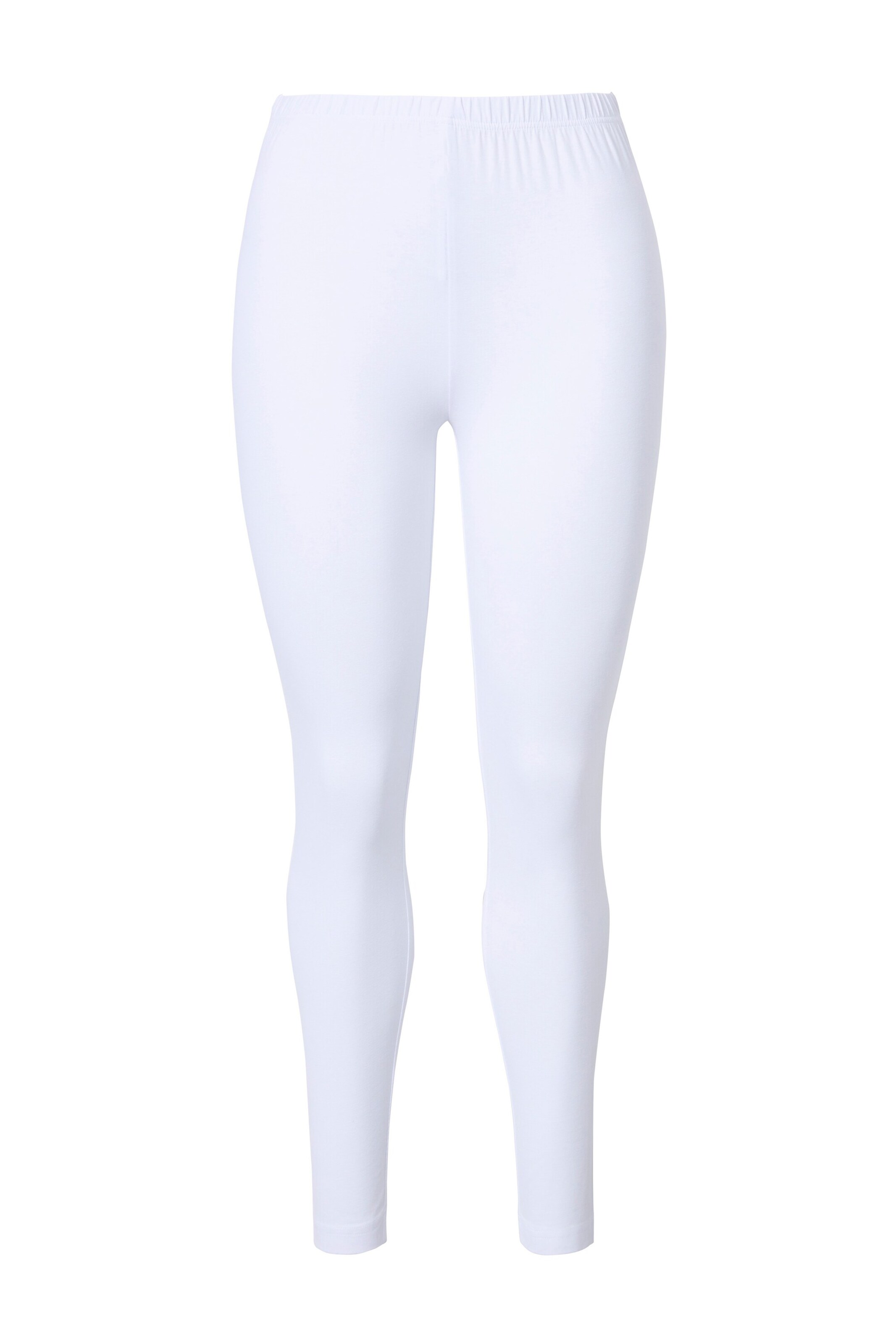 Ulla Popken Leggings in Weiß: Vorderseite