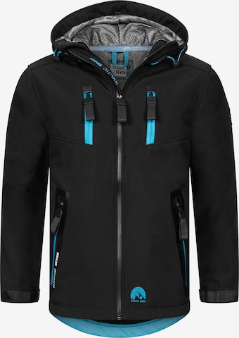 Arctic Seven Outdoorjas 'AS306' in Zwart: voorkant