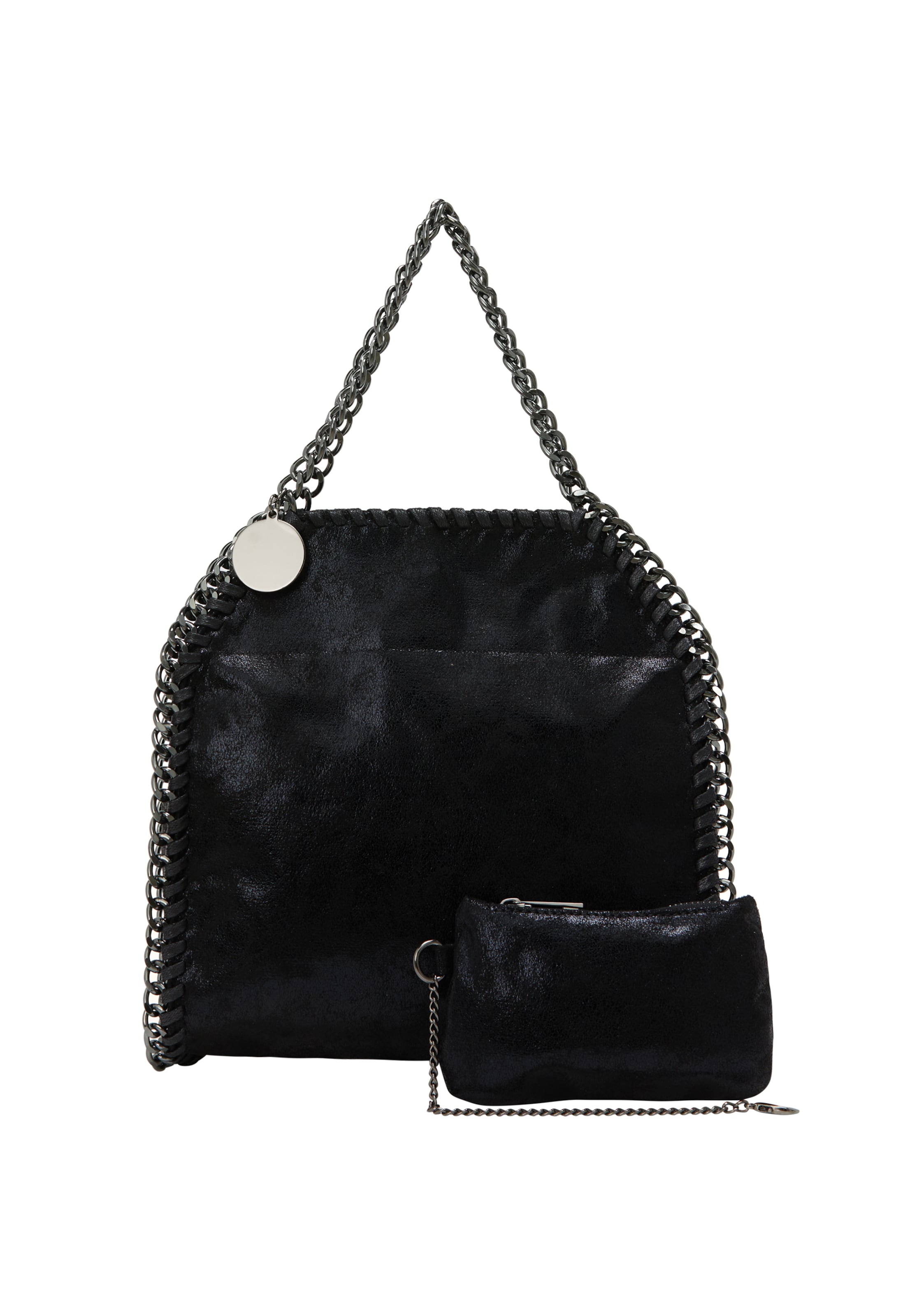 faina Shopper in Black: front