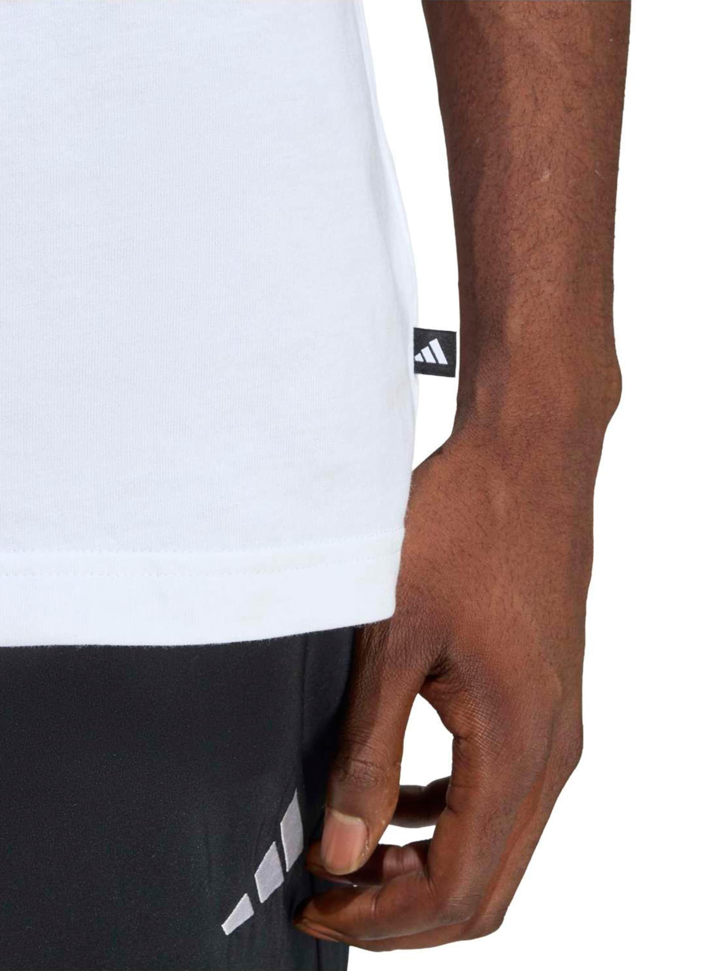 T-Shirt fonctionnel 'BOLD' ADIDAS SPORTSWEAR en blanc