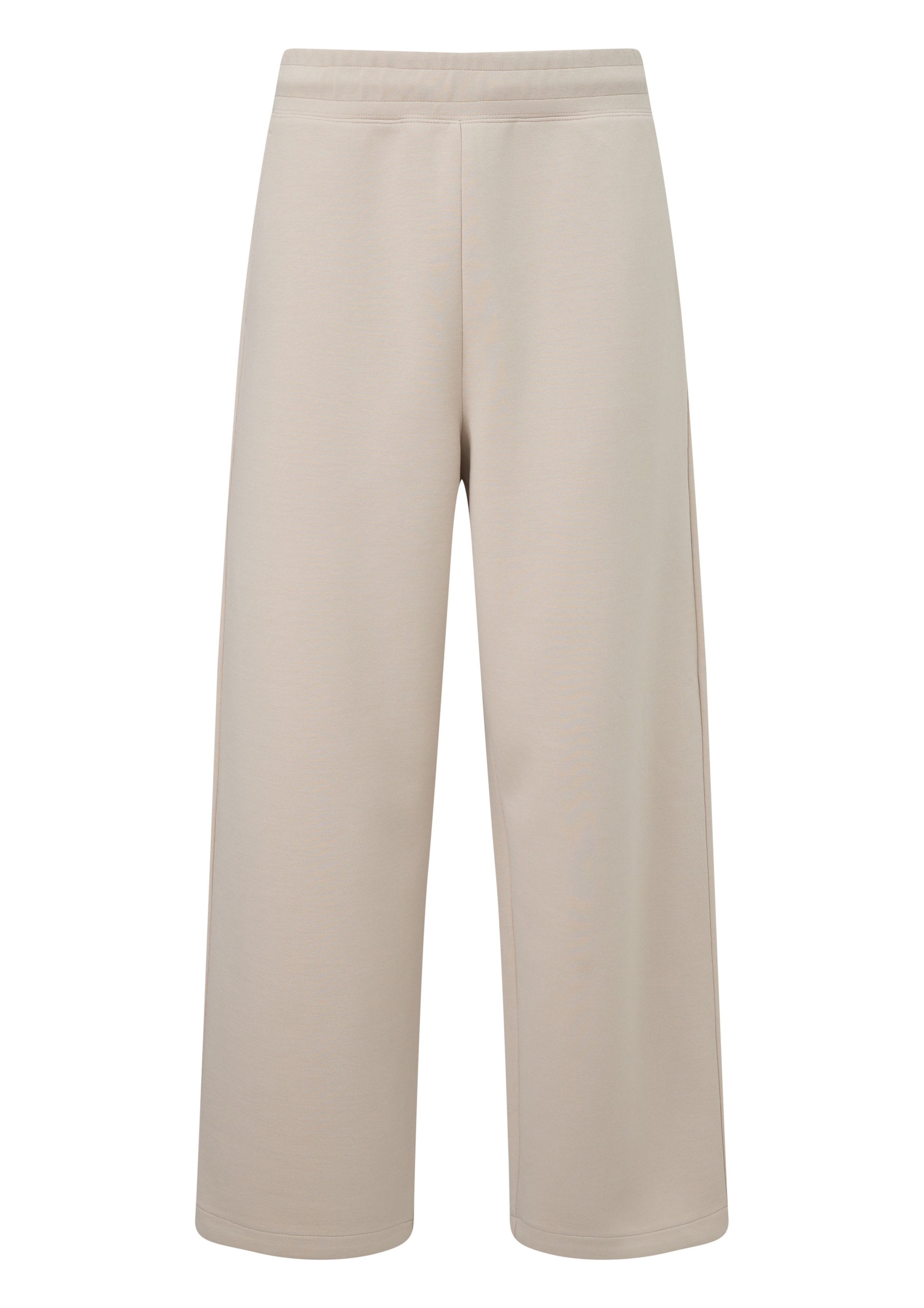 QS Trousers in Beige: front