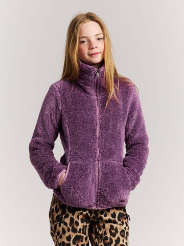 PROTEST Fleece Jacket 'Riri JR' in Purple