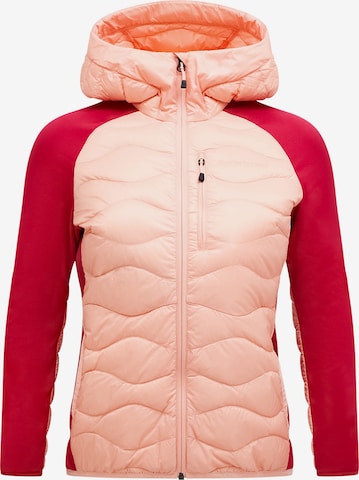 Veste outdoor PEAK PERFORMANCE en orange : devant