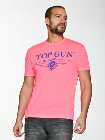 TOP GUN T-Shirt ' Radiate ' in Pink: Vorderseite