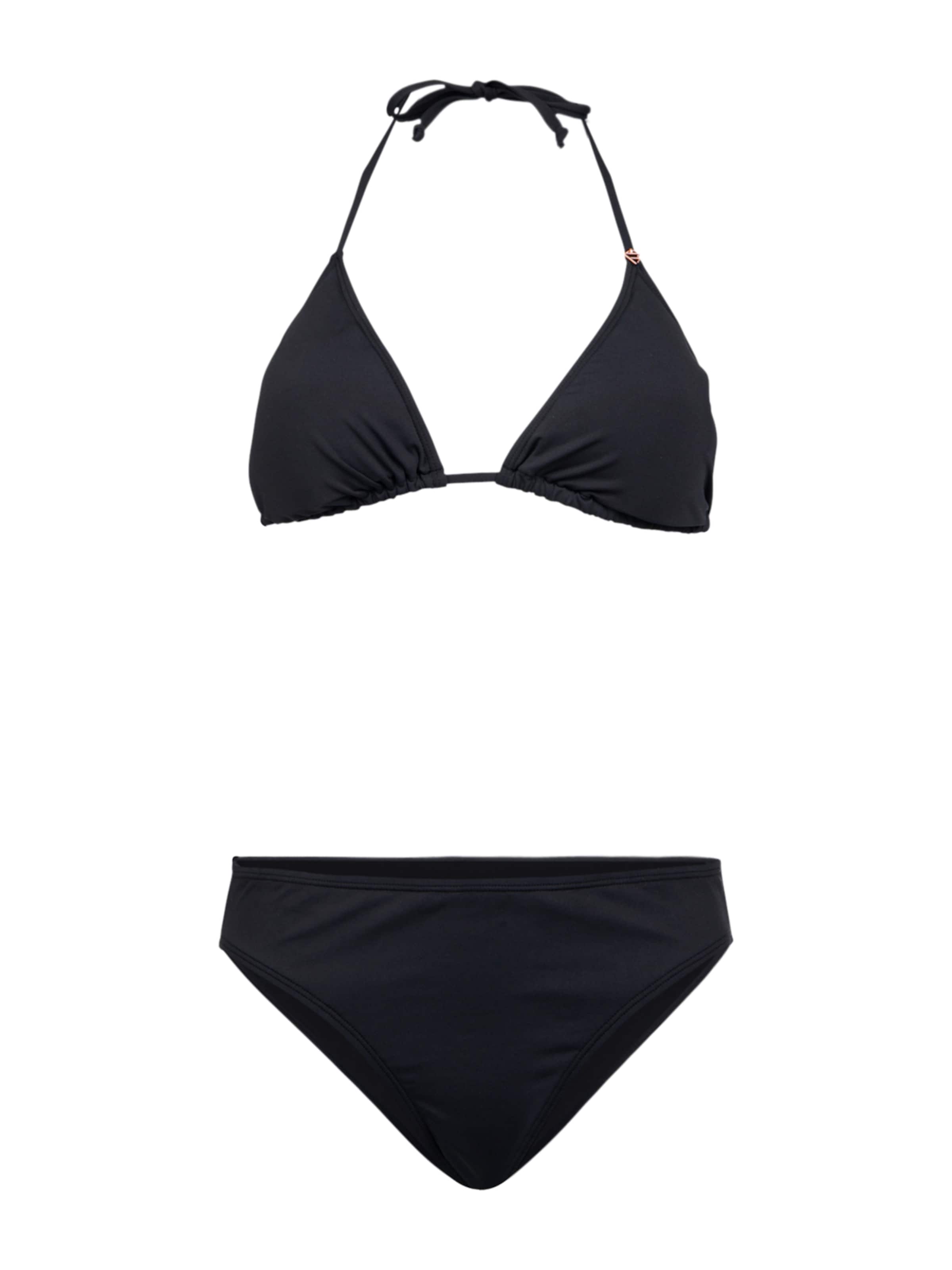 BRUNOTTI Triangle Bikini in Black: front