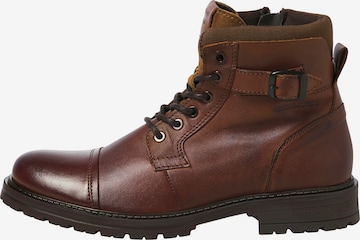 JACK & JONES Ботинки на шнуровке 'JFWDexter' в Коричневый: спереди