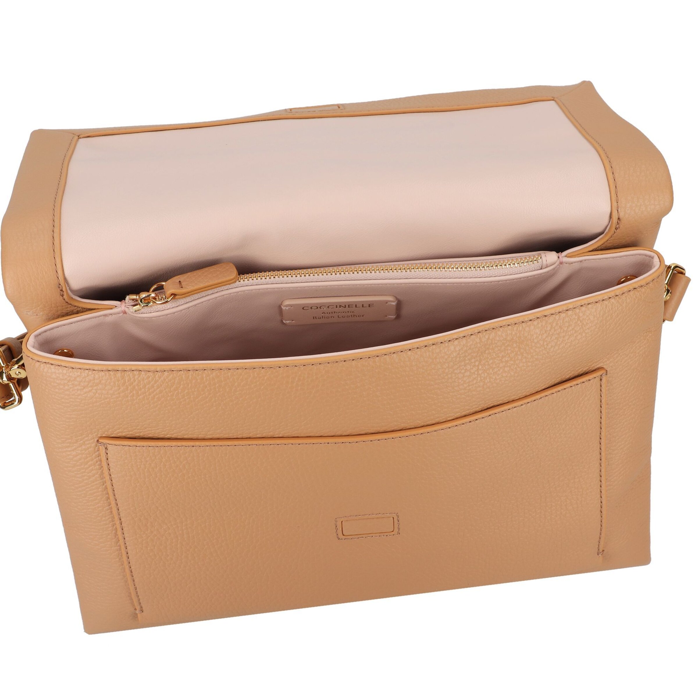 Borsa a spalla 'Dorian' di Coccinelle in beige