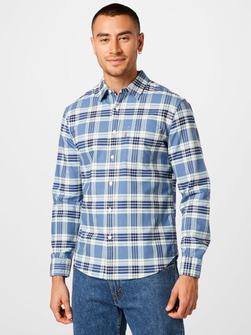 Regular fit Camicia 'Classic Fit Pocket Tee' di LEVI'S ® in blu: frontale