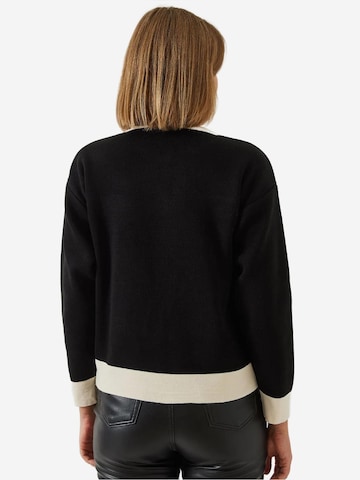 Bianco Lucci Gebreid vest in Zwart