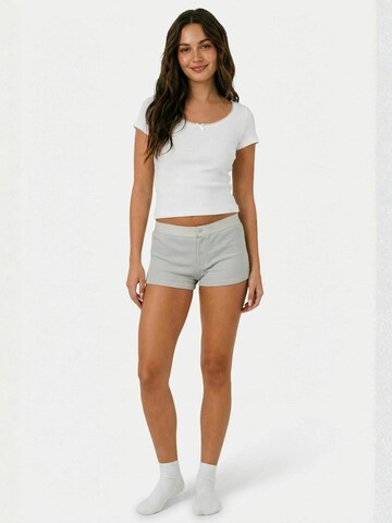 It's May Regular Trousers ' Basic ' in Grey: front