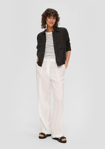 Loosefit Pantaloni di s.Oliver in bianco