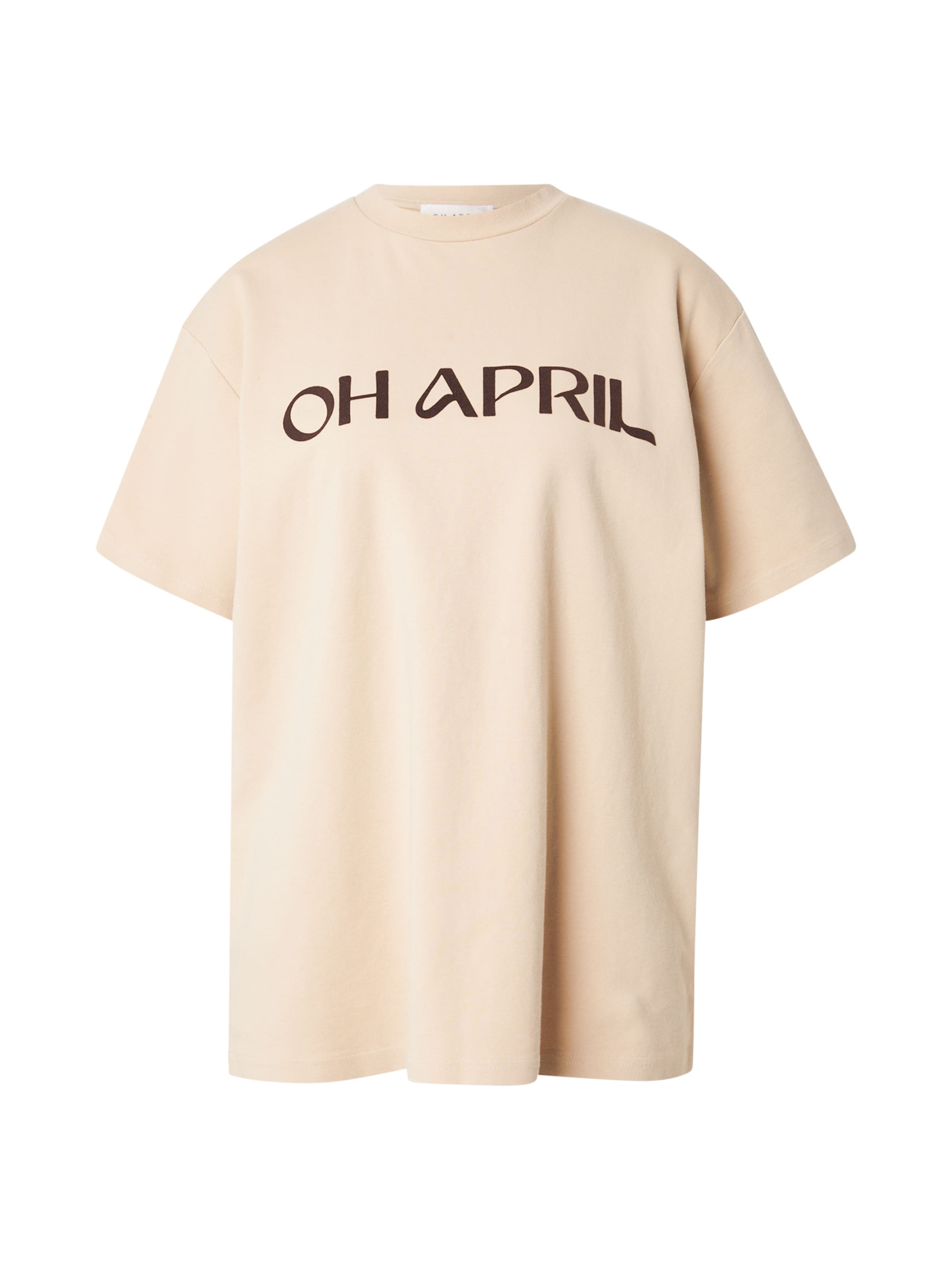 OH APRIL T-Shirt in Beige: Vorderseite
