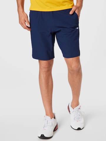 Regular Pantaloni sport 'Epic' de la Reebok pe albastru: față