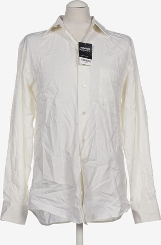 Van Laack Button Up Shirt in M in White: front