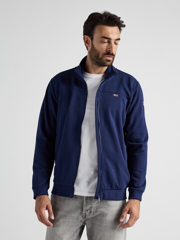 JCC Sweatvest in Blauw: voorkant