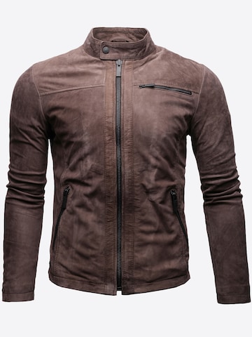 Crone Between-Season Jacket 'EPIC' in Brown: front