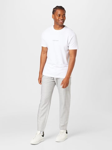 TOPMAN Tapered Παντελόνι πλισέ σε γκρι