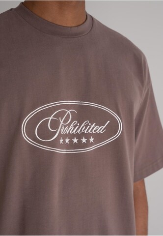 Prohibited T-Shirt 'Five-Star' in Grau