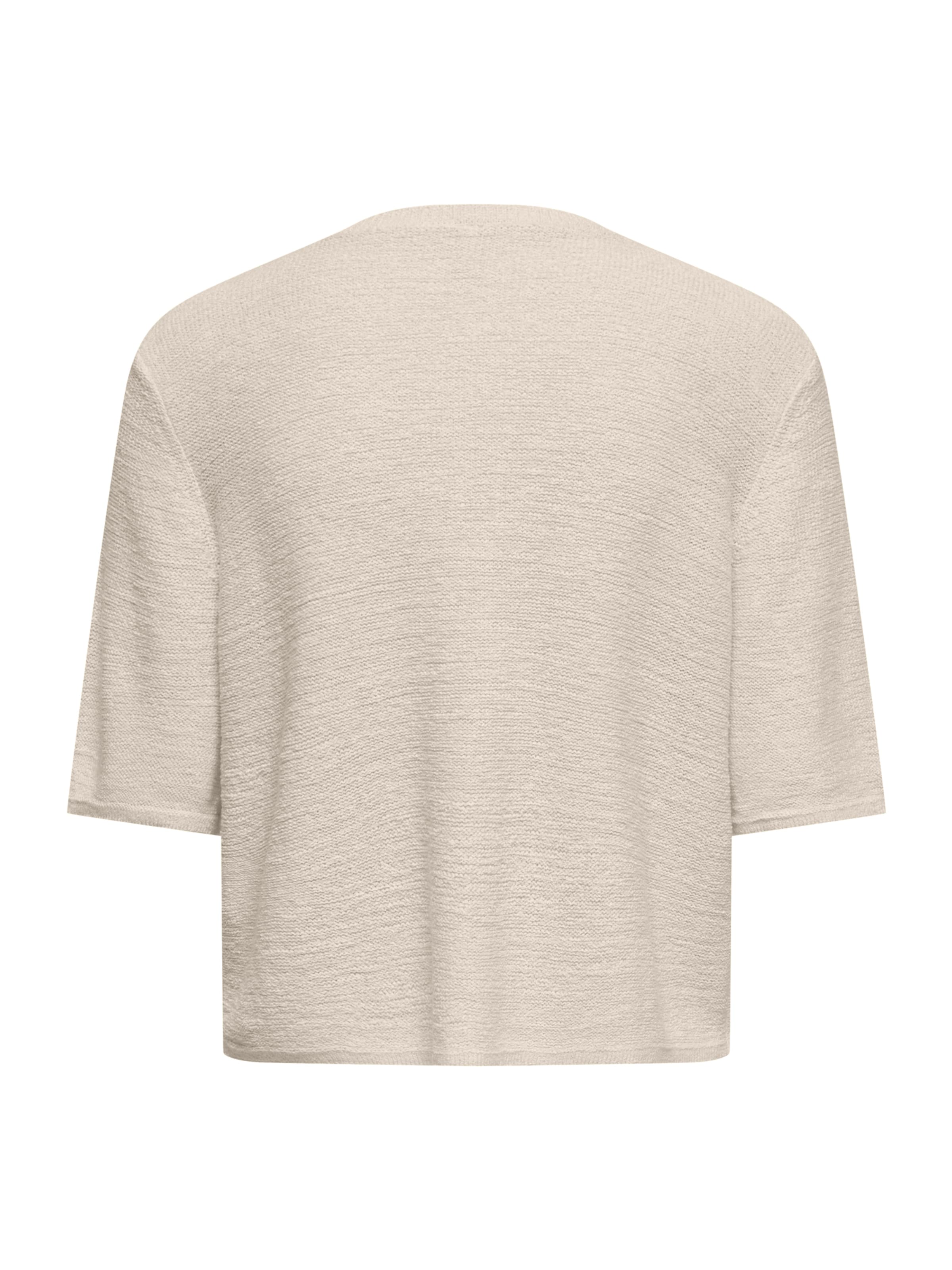 ONLY Carmakoma Gebreid vest 'CARSUNNY' in Beige