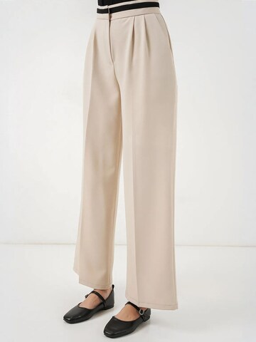Bigdart Wide Leg Hose in Weiß