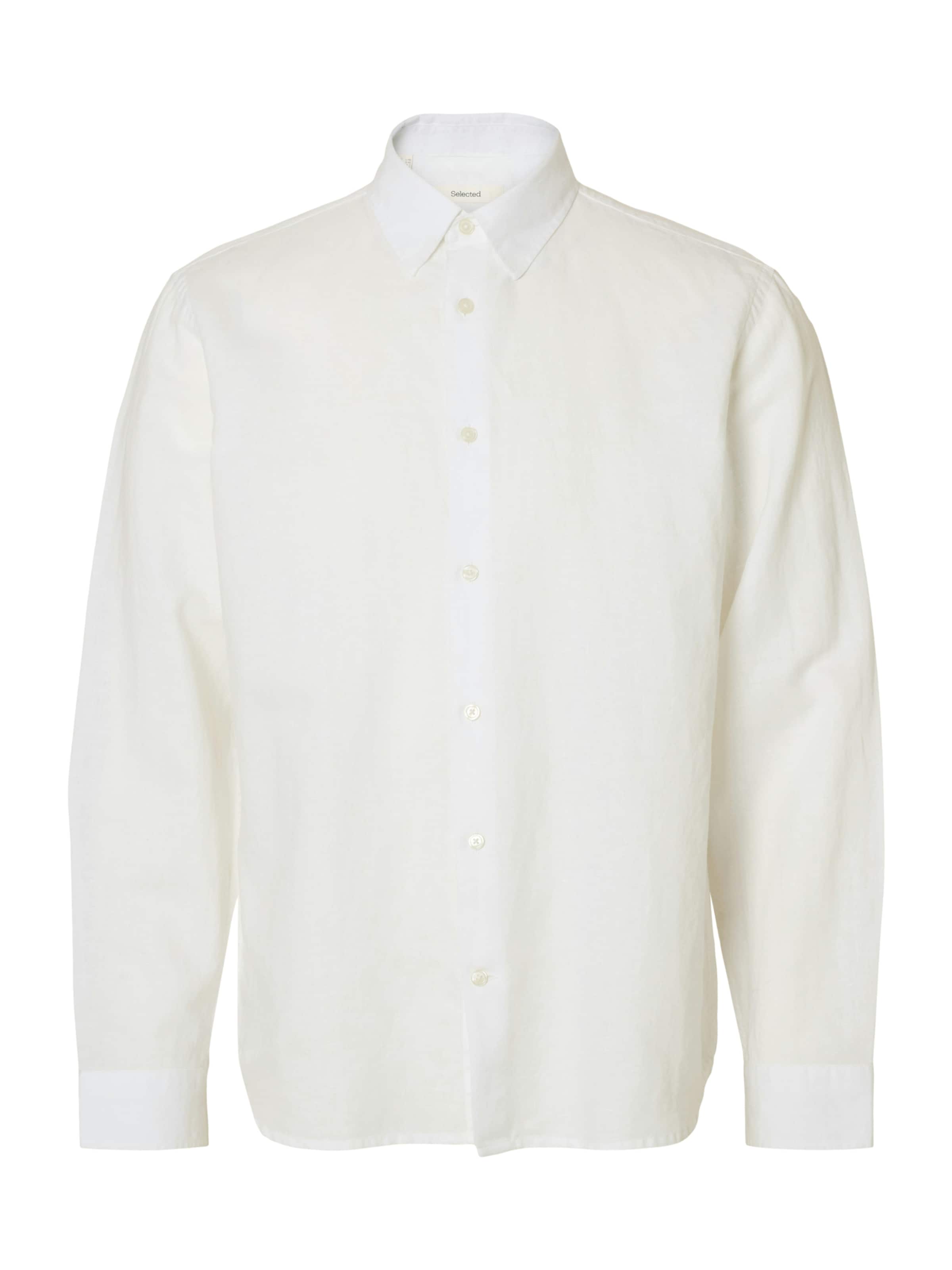 SELECTED Klasický střih Košile 'SLHREGCLAY' – bílá: přední strana