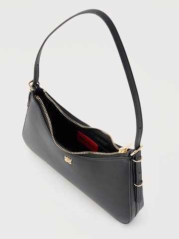 HUGO Schultertasche 'Neeko' in Schwarz