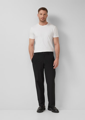 s.Oliver Wide leg Trousers in Black: front