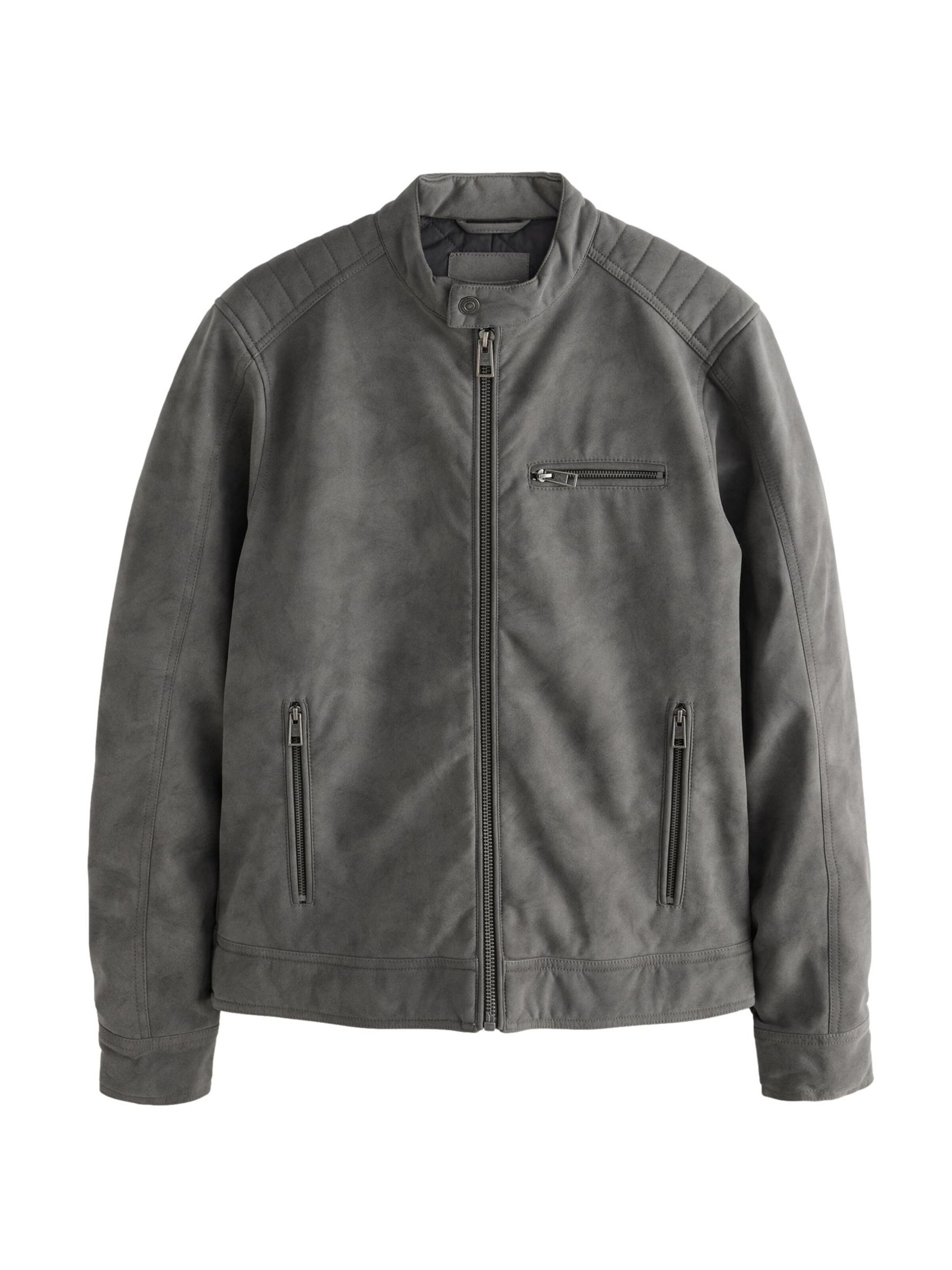 Next Übergangsjacke in Grau: Vorderseite